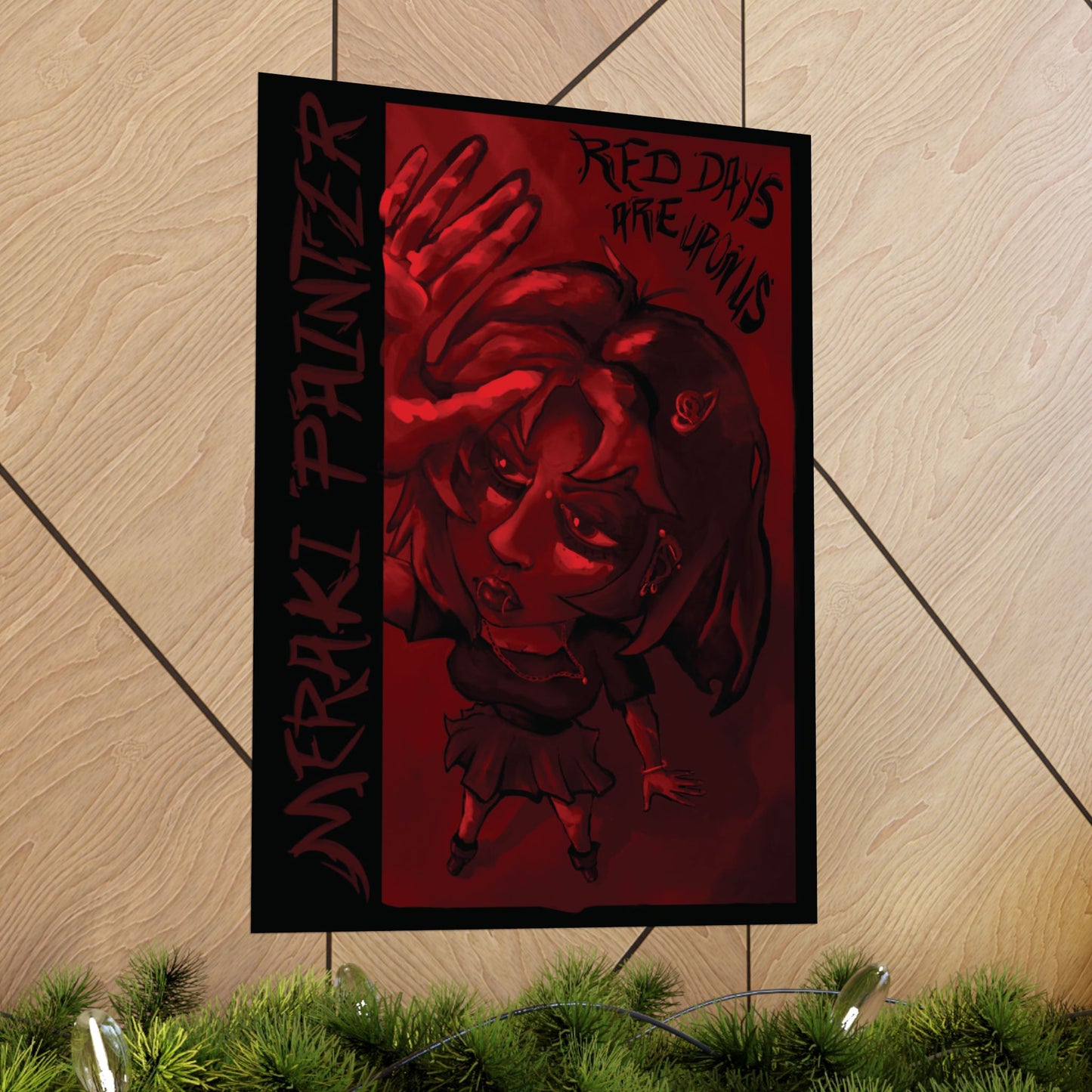 Red Days Matte Poster