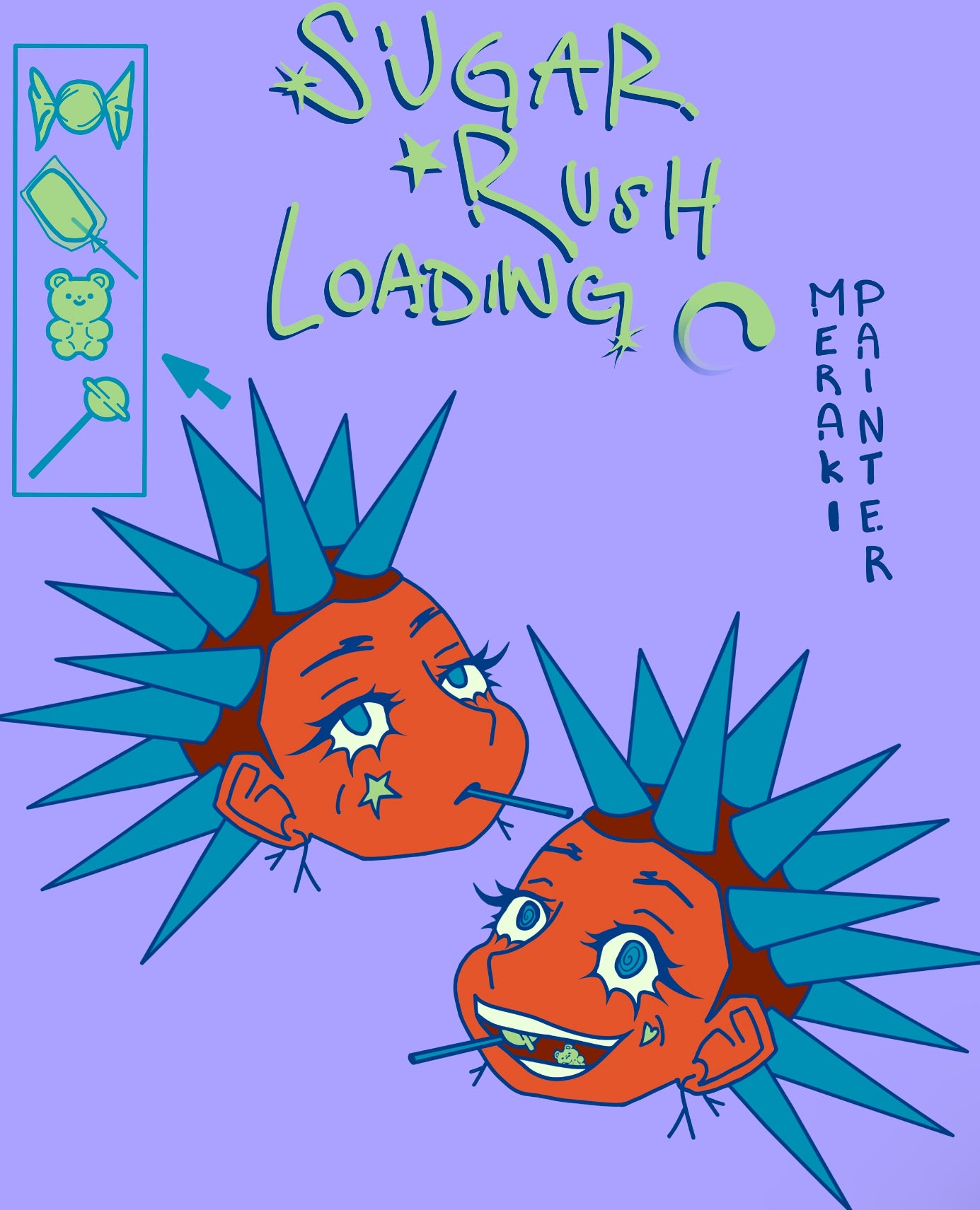 Sugar Rush Keychain!